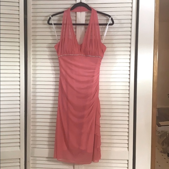 Blondie Nites Dresses & Skirts - Pink halter dress